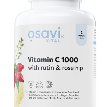 Vitamin C1000 with Rutin & Rose Hip - 120 vegán kapszula