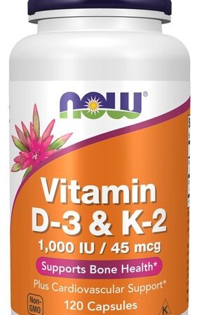 Vitamin D-3 & K-2 - 120 kapszula