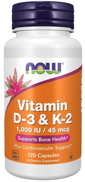 Vitamin D-3 & K-2 - 120 kapszula