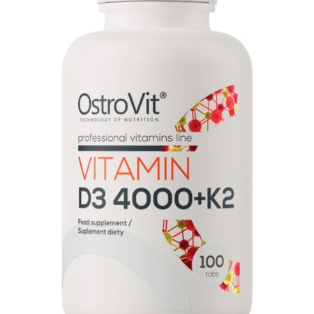 Vitamin D3 4000 + K2 - 100 tabletta