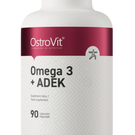 Omega-3 halolaj - Ostrovit Omega 3 + ADEK (90 kapszula)