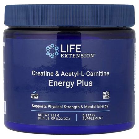 Life Extension Creatine & Acetyl-L-Carnitine Energy Plus (233 g)
