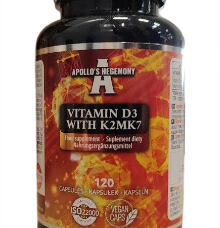 Vitamin D3 with K2 MK7 - 120 vkapszula