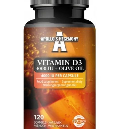 Vitamin D3 4000IU + Olive Oil - 120 lágyzselatin kapszula