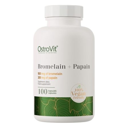 Ostrovit Bromelain + Papain 100% Vege (100 kapszula)