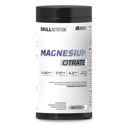 Magnézium-citrát - Magnesium + B6 - 180 kapszula