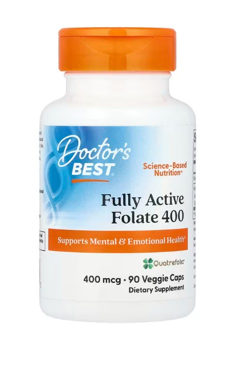 Folát - Fully Active Folate 400 with Quatrefolic