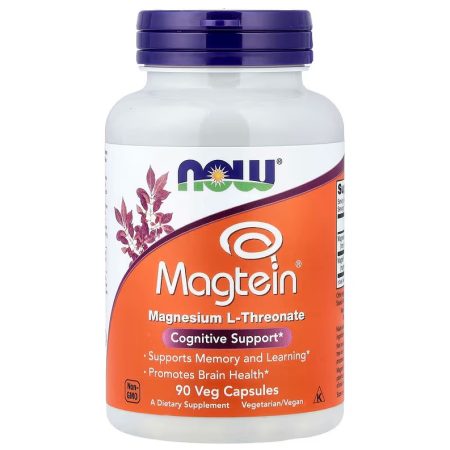 NOW Foods Magtein Magnesium L-Threonate - 90 vegán kapszula