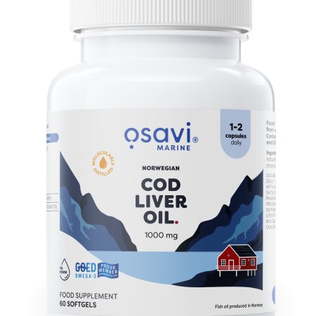 Csukamájolaj - Norwegian Cod Liver Oil lágyzselatin kapszula