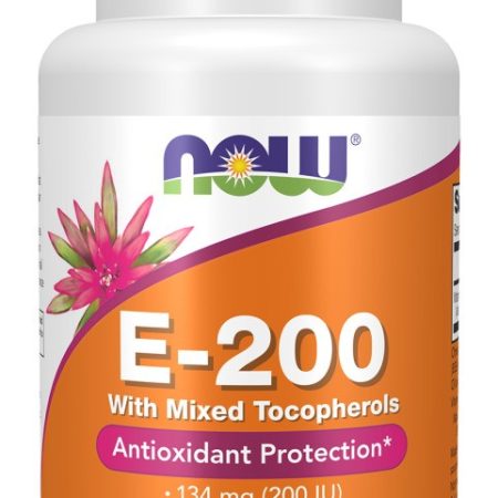 E-vitamin és tokotrienolok - Vitamin E-200 - Natural (Mixed Tocopherols) - 100 lágyzselatin kapszula