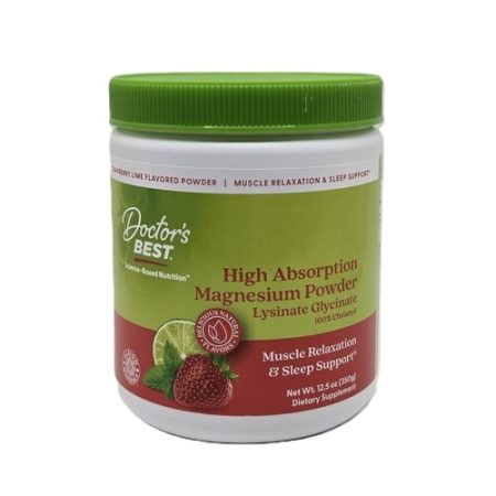 Magnézium-glicinát - Doctor's Best - High Absorption Magnesium Powder