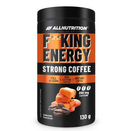Tea és kávé - ALLNUTRITION Fitking Energy Coffee - 130 g - Caramel