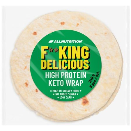 Szeletek és keksz - ALLNUTRITION Fitking Delicious High Protein Keto Wrap (240 g)