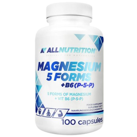 Magnézium komplex - ALLNUTRITION Magnesium 5 Forms + B6( P-5-P) (100 kapszula)