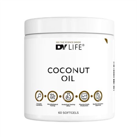 Dorian Yates - DY LIFE Coconut Oil - 60 lágyzselatin kapszula