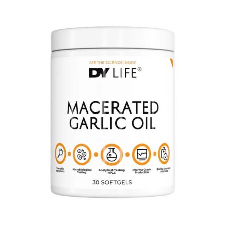 Fokhagyma - Dorian Yates - DY LIFE Macerated Garlic Oil - 30 lágyzselatin kapszula